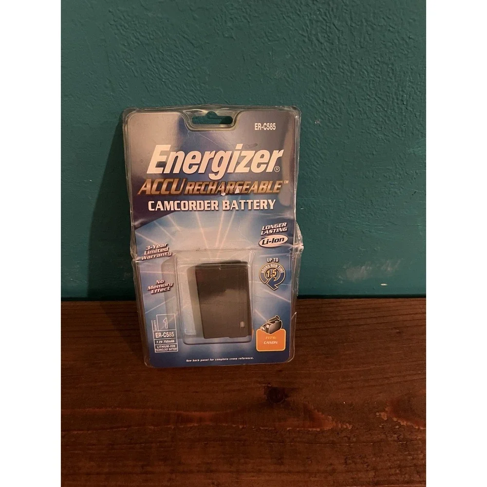 Genuine Energizer Rechargeable Camcorder Battery CM2560-C NIP NOS NEW *READ*